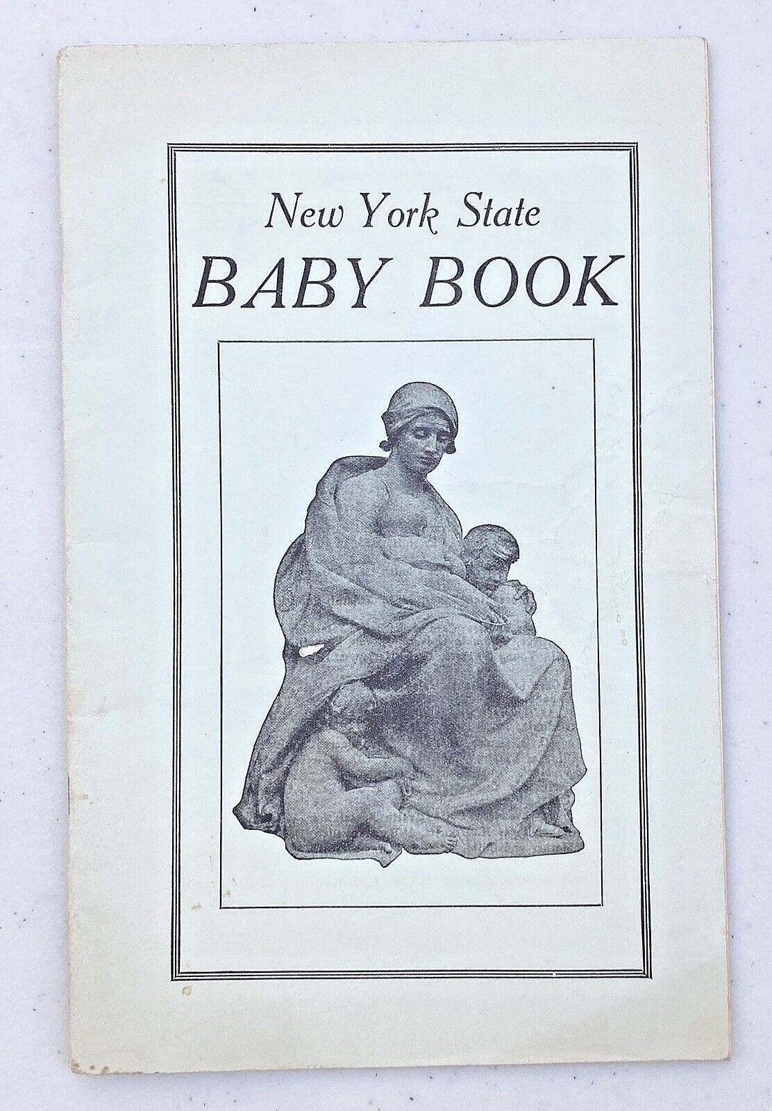 EARLY VINTAGE 1925 NEW YORK STATE BABY BOOK MAGAZINE SUPERB