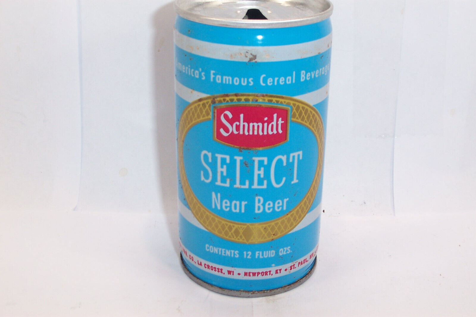 Schmidt Select Near Beer    Crimp Steel   Heileman   4 Cities   USBC 122/10