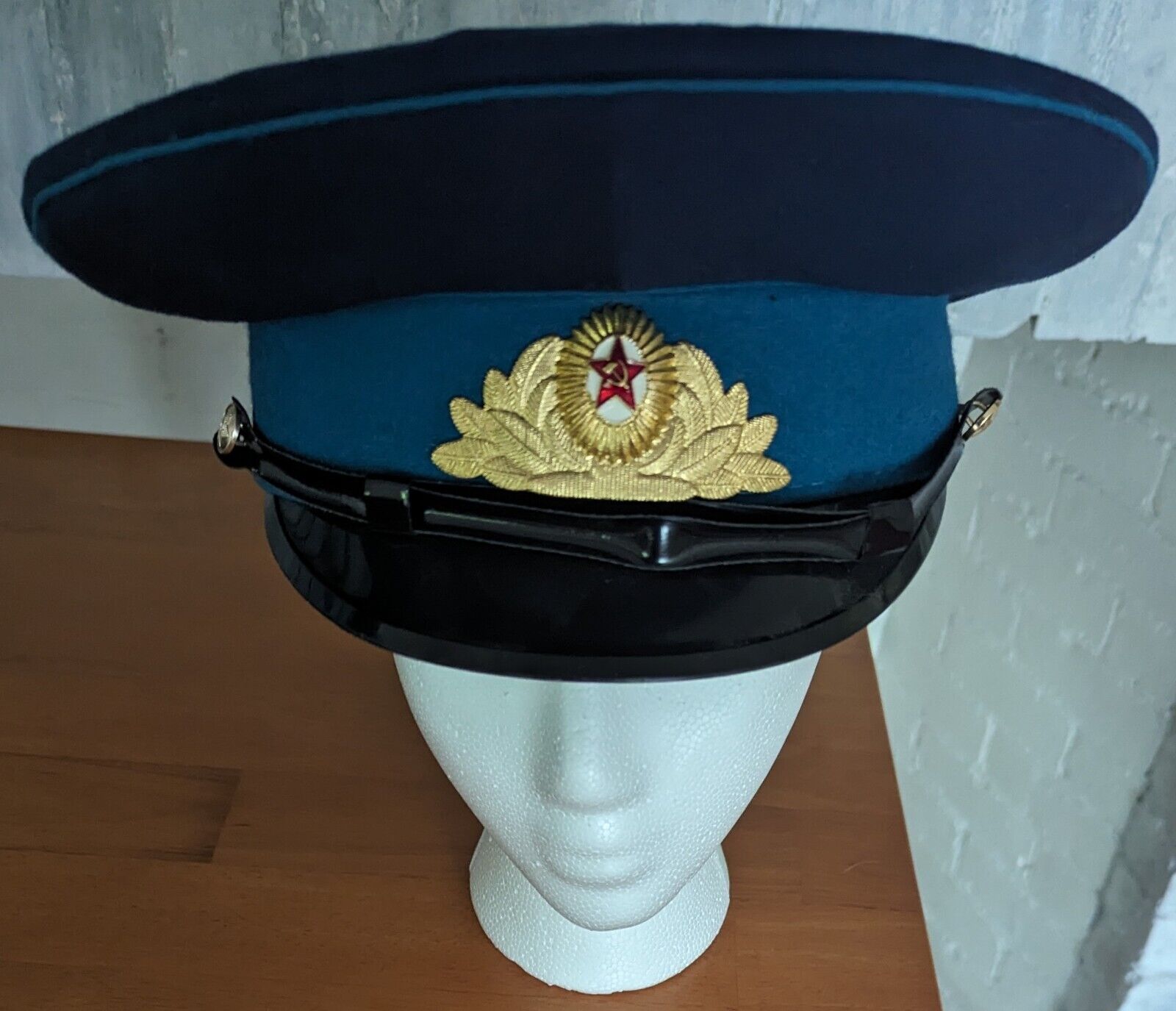 Vintage Ukrainian Soviet Socialist Republic Soldier Hat 1990 S 57 RARE