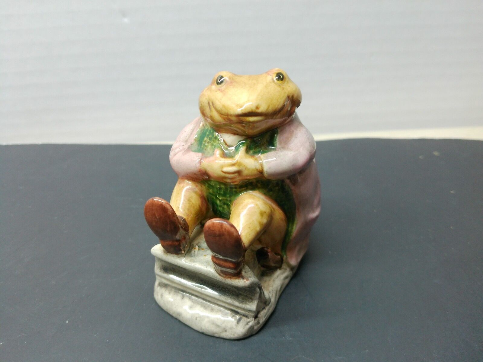 Vintage Beatrix Potter Figurine Mr Jackson Toad Beswick England 1974