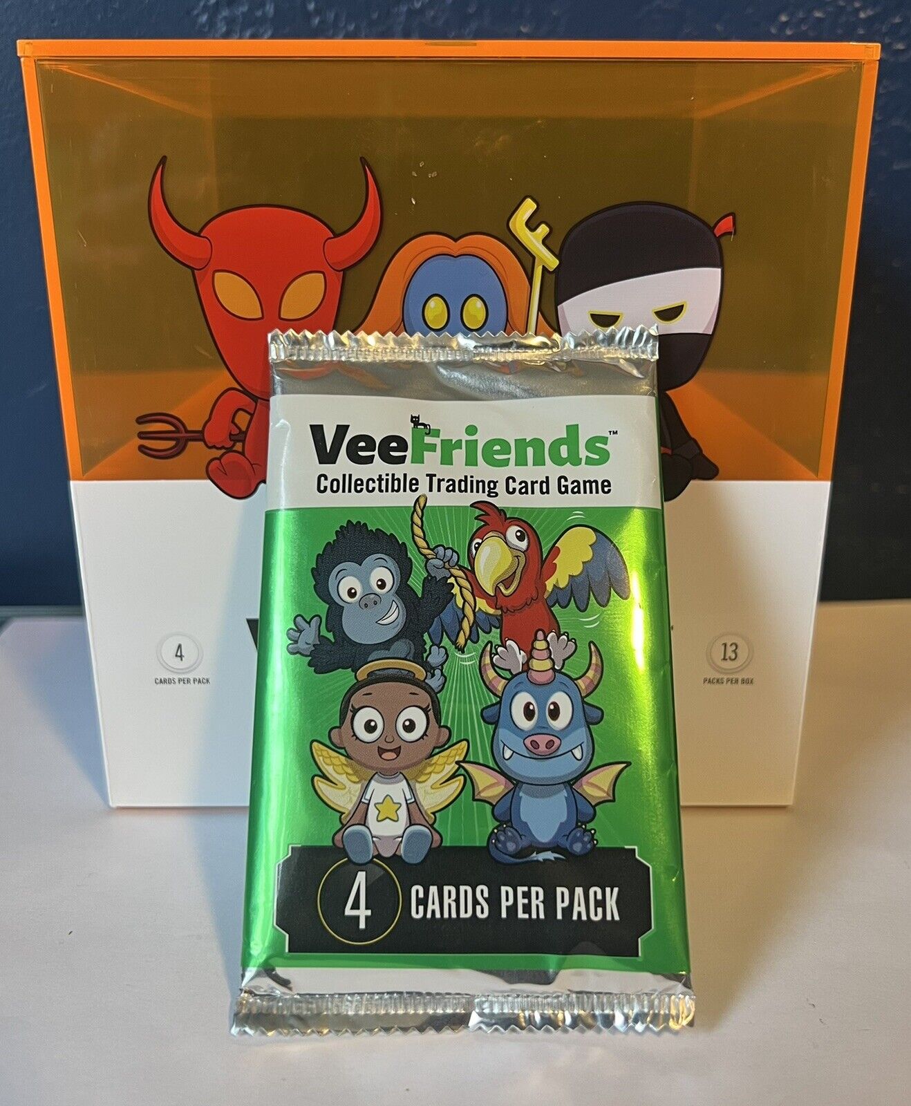 VeeFriends Compete & Collect Trading Cards - One Sealed Pack - By ZeroCool