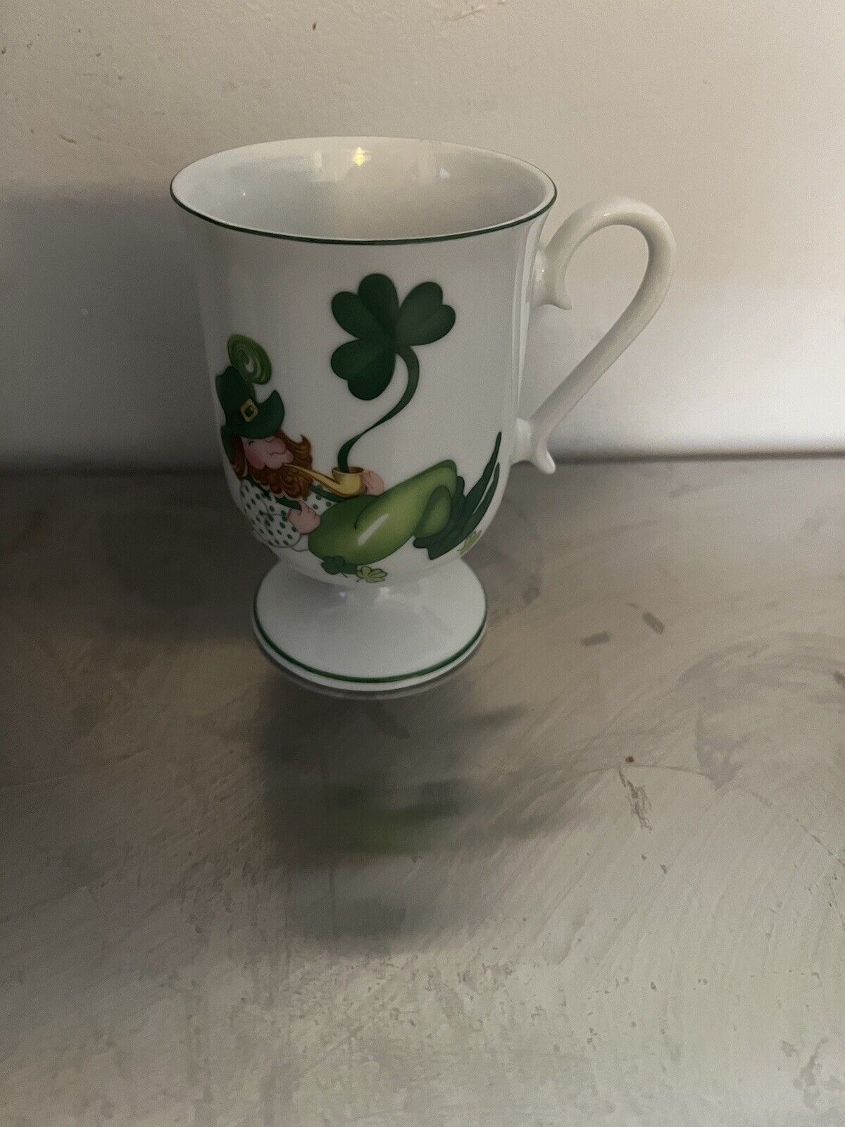 Schmid Fine Porcelain Irish Leprechaun Souvenir Coffee/ Tea Cup