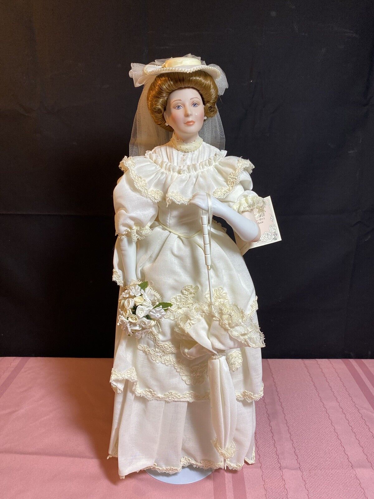 VINTAGE FLORA Classic Brides of the Century Ashton Drake Porcelain Doll w/COA