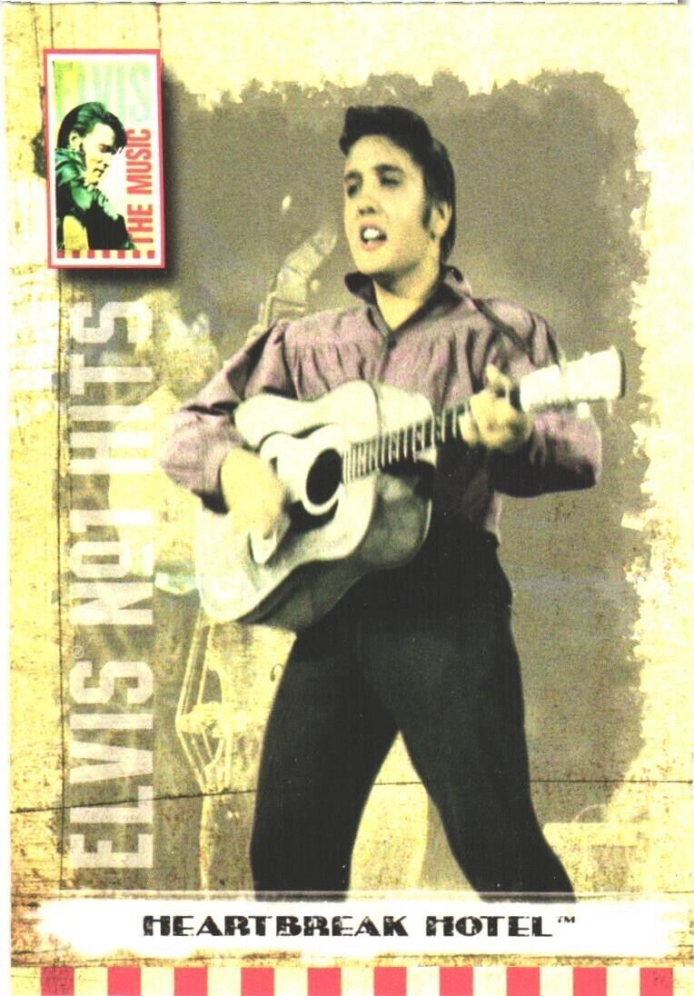 2008 Press Pass Elvis the Music #1 Heartbreak Hotel Elivs Presley Card