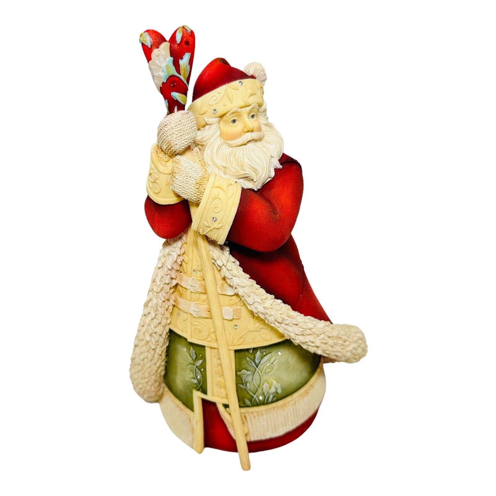 Enesco The Heart of Christmas Santa Claus Figure 2012 4027171 9.25”