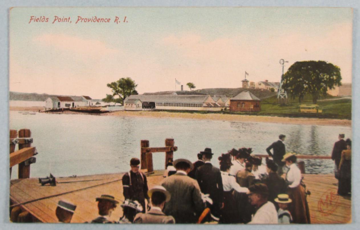 Fields Point, Providence, RI Rhode Island Early UDB Postcard (#5137)