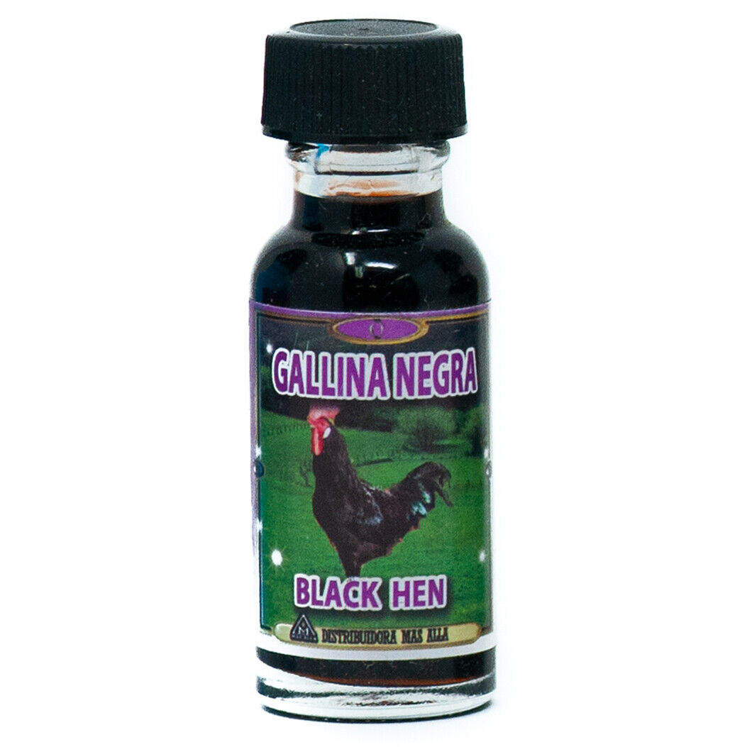 Aceite Gallina negra - Black Hen Spiritual Oil - Anointing Oil - Magical Oil
