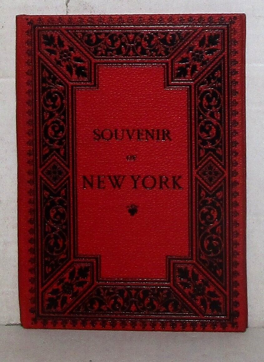 1885 Souvenir of New York foldout view book by Adolph Wittemann 