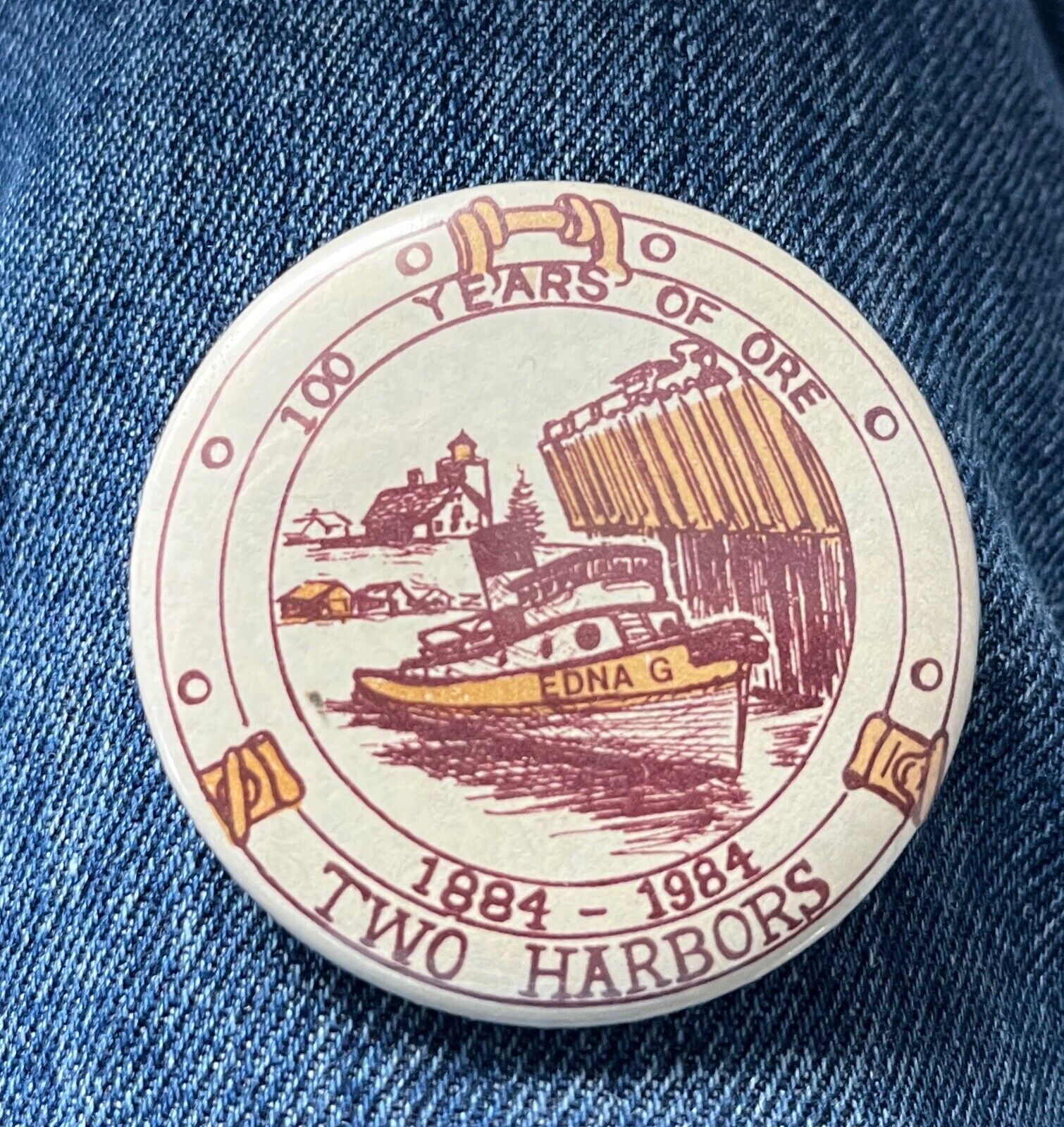 1884-1984 100 Years Of Ore Two Harbors, Mn.  2 1/4