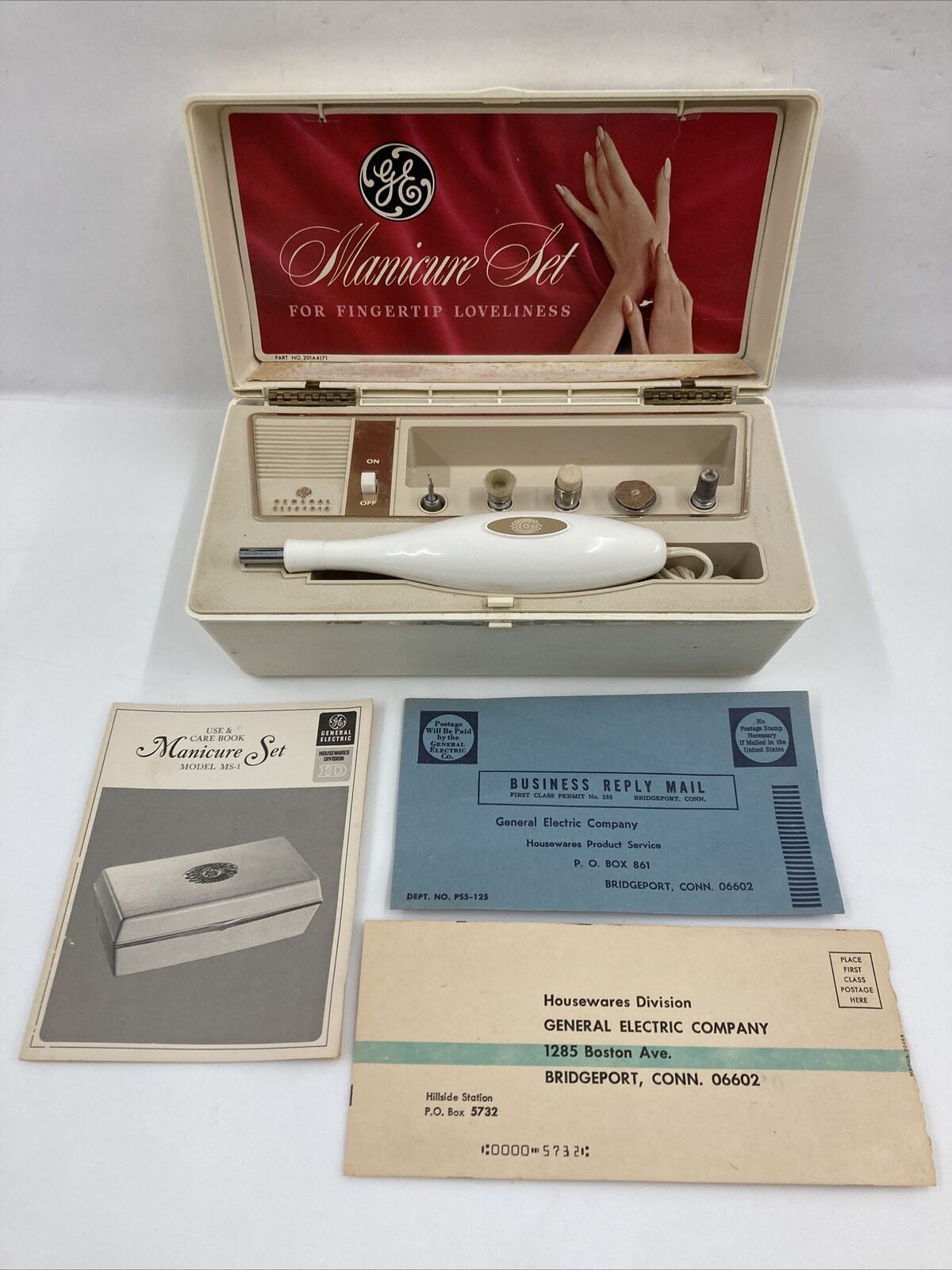 Vintage GE Model MS-1 Manicure Set