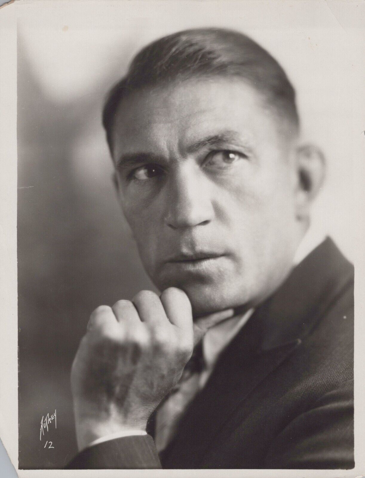 Victor McLaglen (1940s) 🎬⭐ Original Vintage Handsome Photo by Autrey K 482