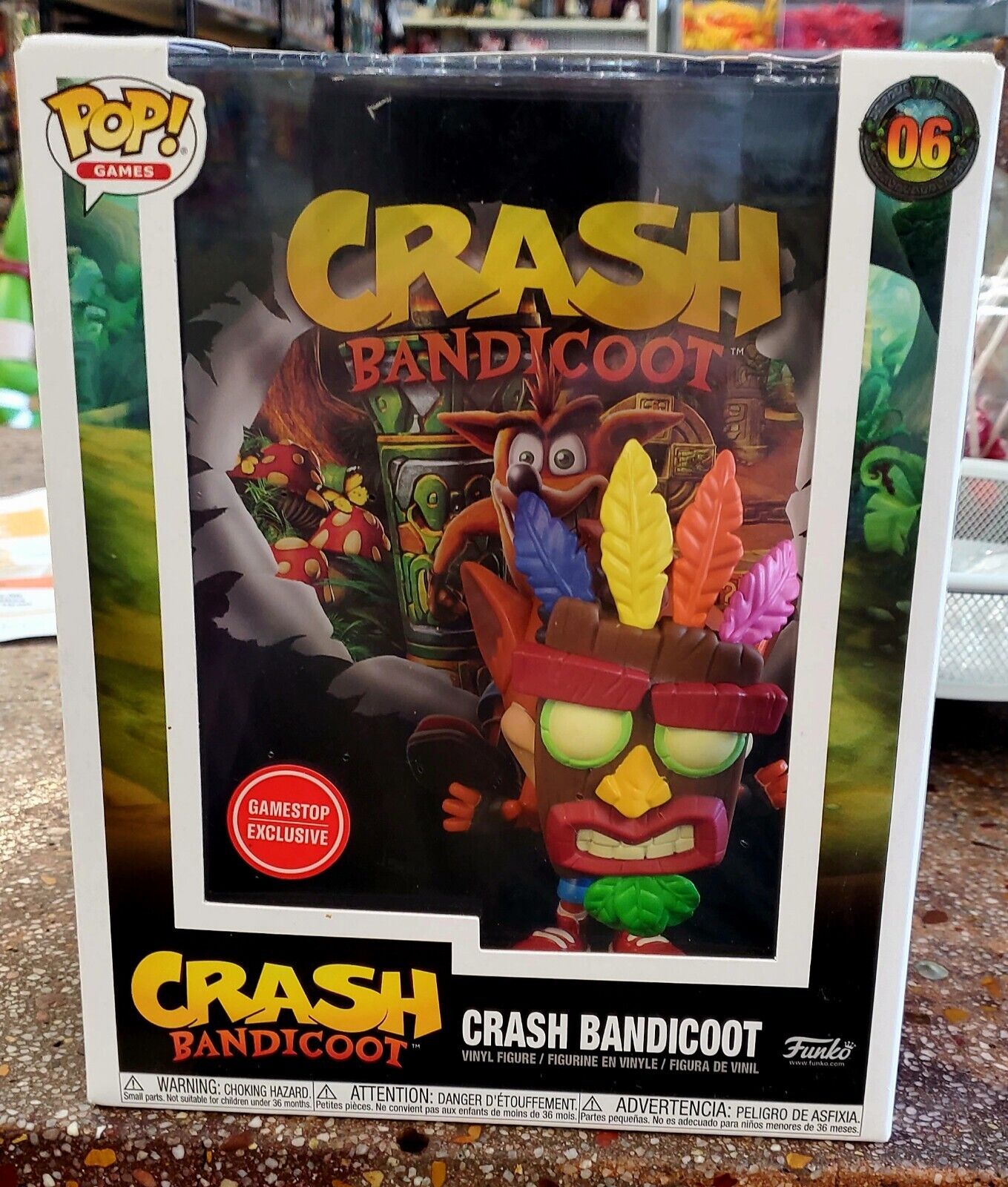 Funko Pops Games Crash Bandicoot #06 GameStop Exclusive 