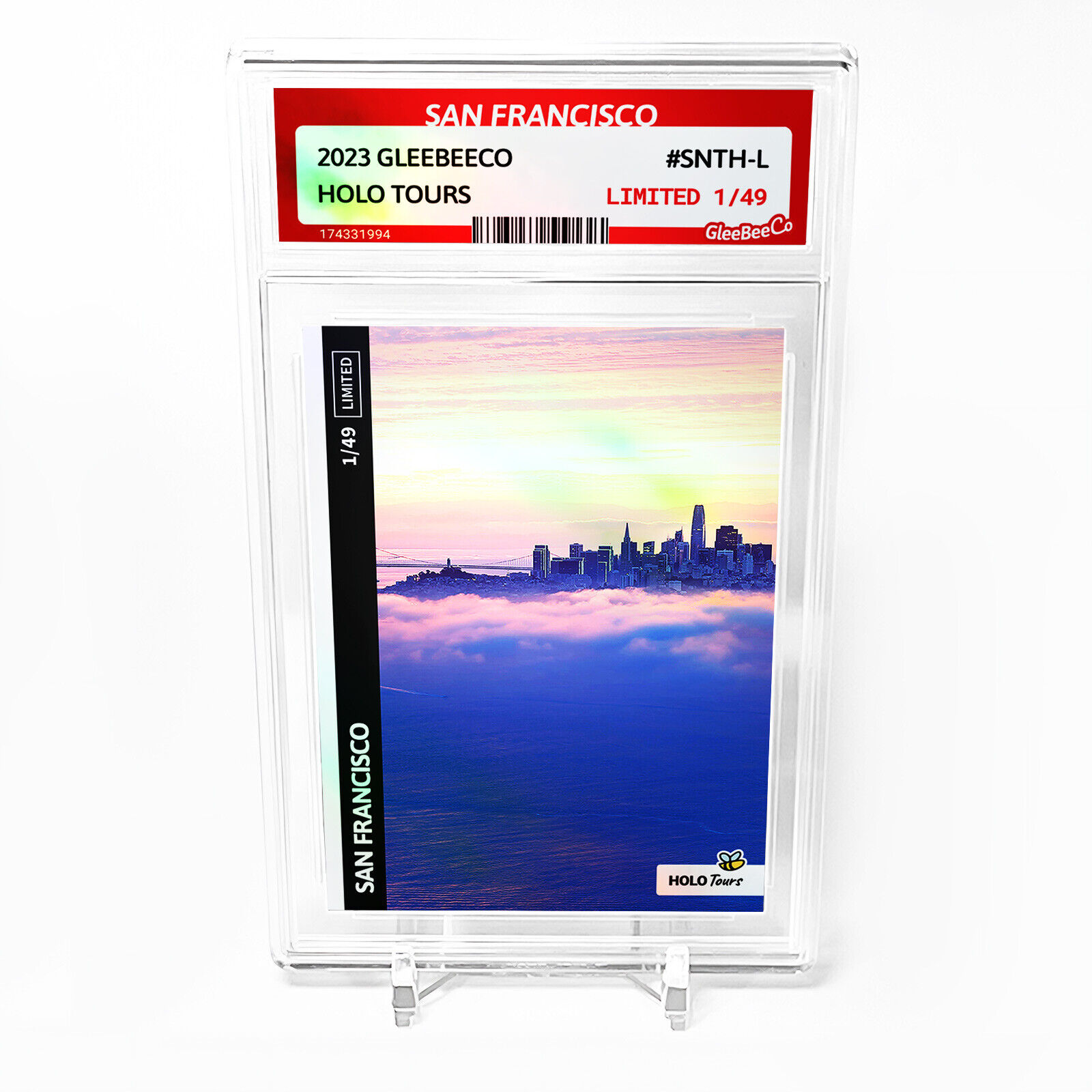 SAN FRANCISCO The Famous Fog Card 2023 GleeBeeCo Holographic #SNTH-L /49