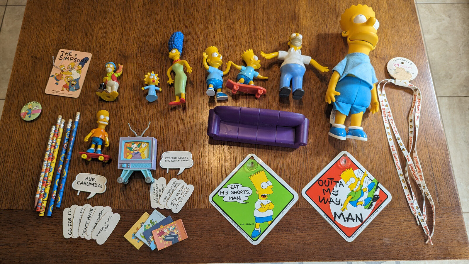 The Simpsons  Collectible  Merchandise. Cards, Figures, Posters, Magazine, etc