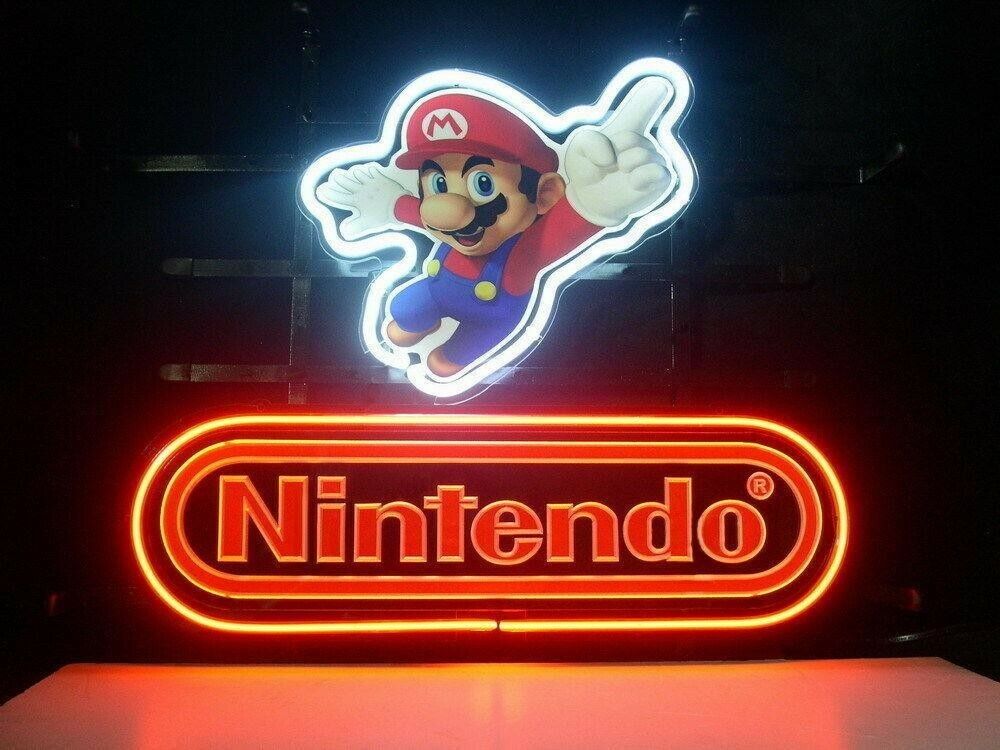 New Nintendo Super Mario Neon Light Sign 20