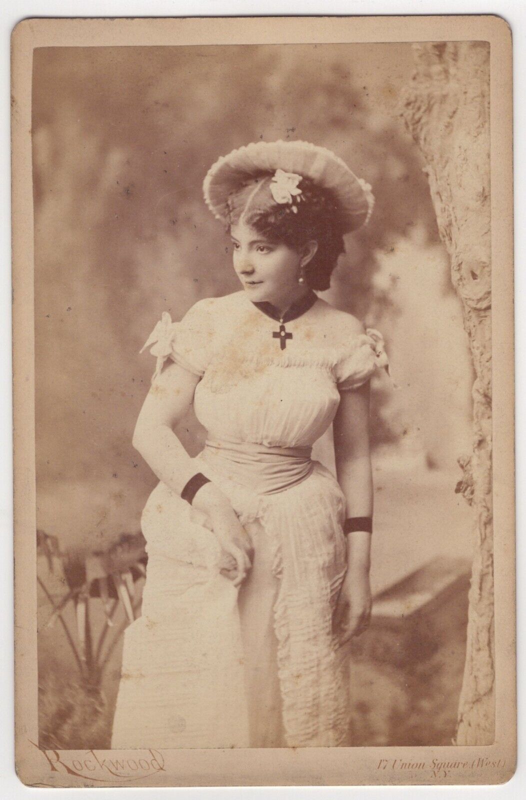 MAUD HARRISON : STAGE ACTRESS : BROADWAY : CABINET CARD