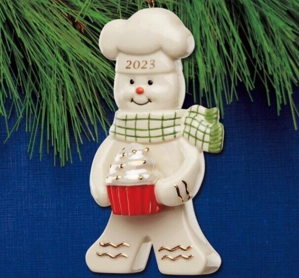Lenox 2023 Gingerbread Man Ornament New in Box