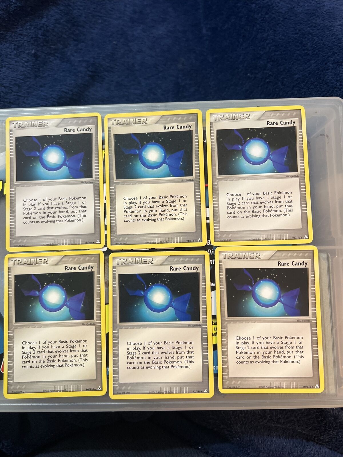 Rare Candy - 90/110 - Uncommon - Pokemon EX Holon Phantoms Lot Of (6) Cards.