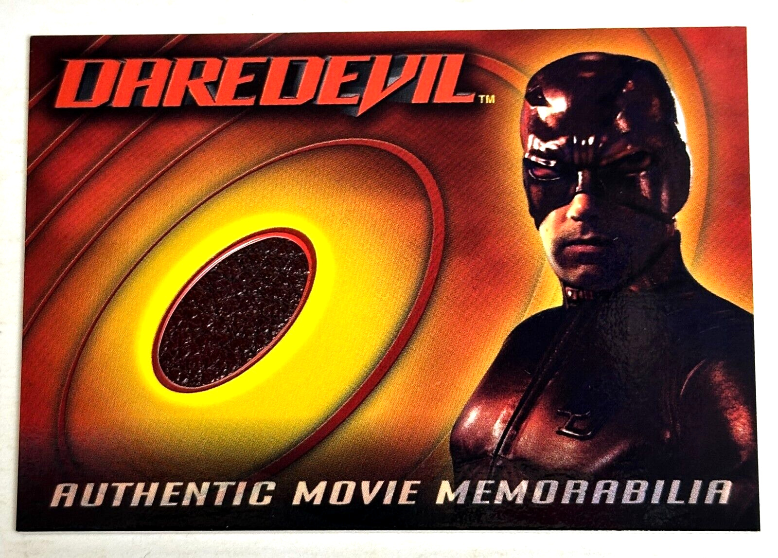 2003  Daredevil Authentic Movie Memorabilia Costume Card Worn by Ben Affleck