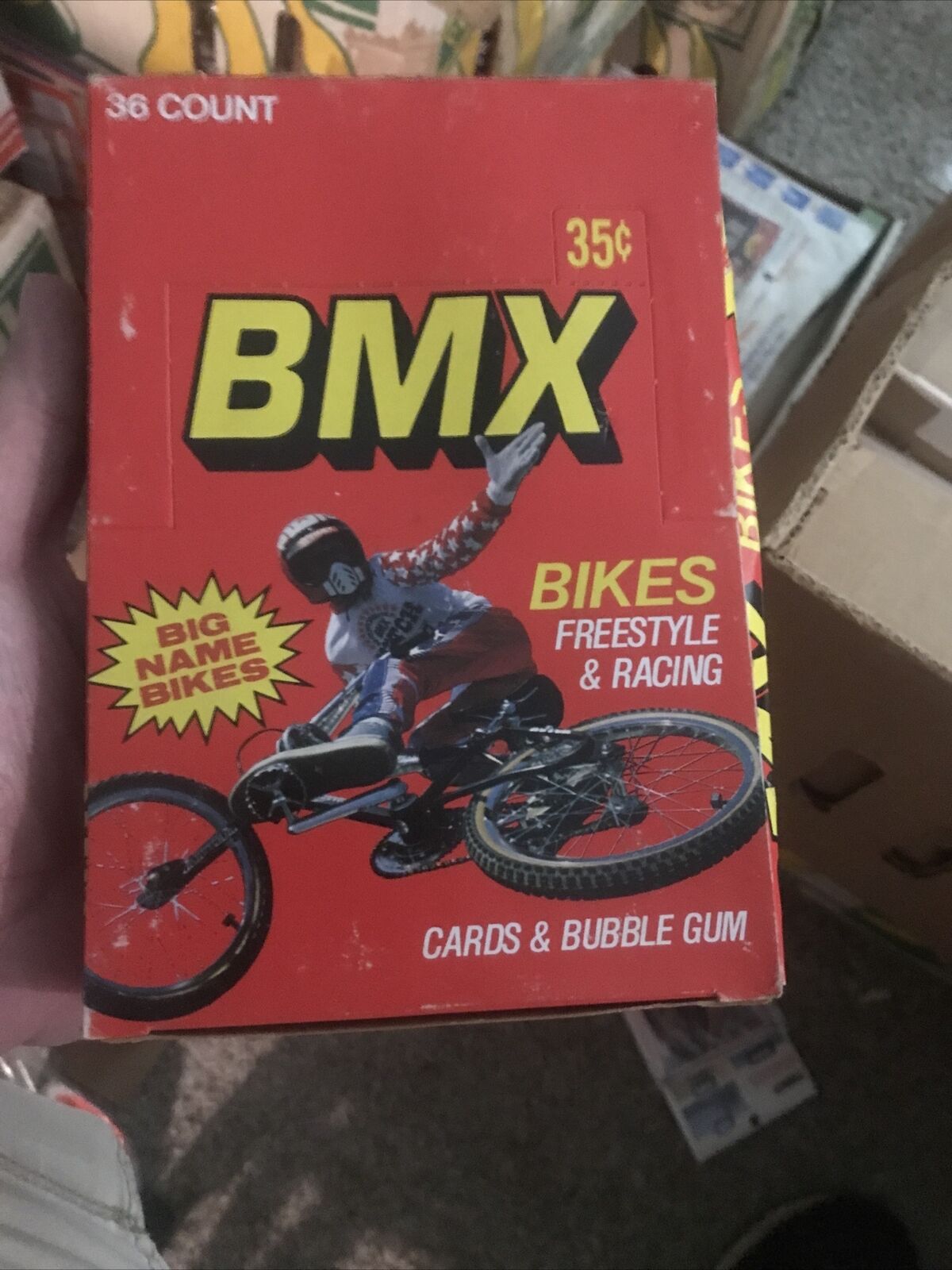 1984 DONRUSS BMX Bikes Freestyle & Racing Cards & Bubble Gum 36 Count Box