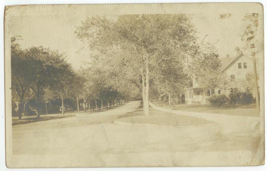 c1905 Fort Riley Kansas street scene Und/B Real Photo