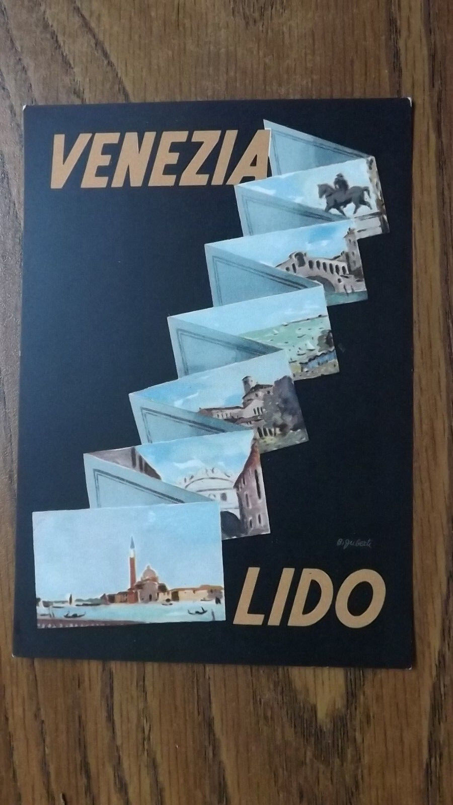1950\'s Postcard Venezia Lido17c