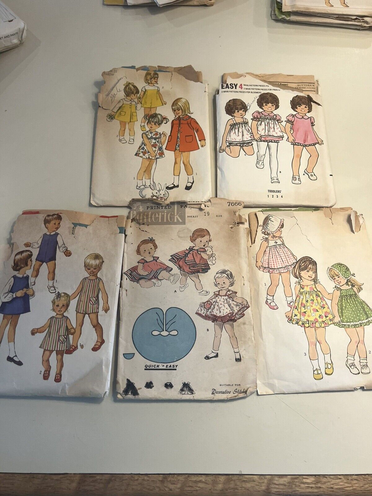 Very vintage children's patterns  multiple sizes
