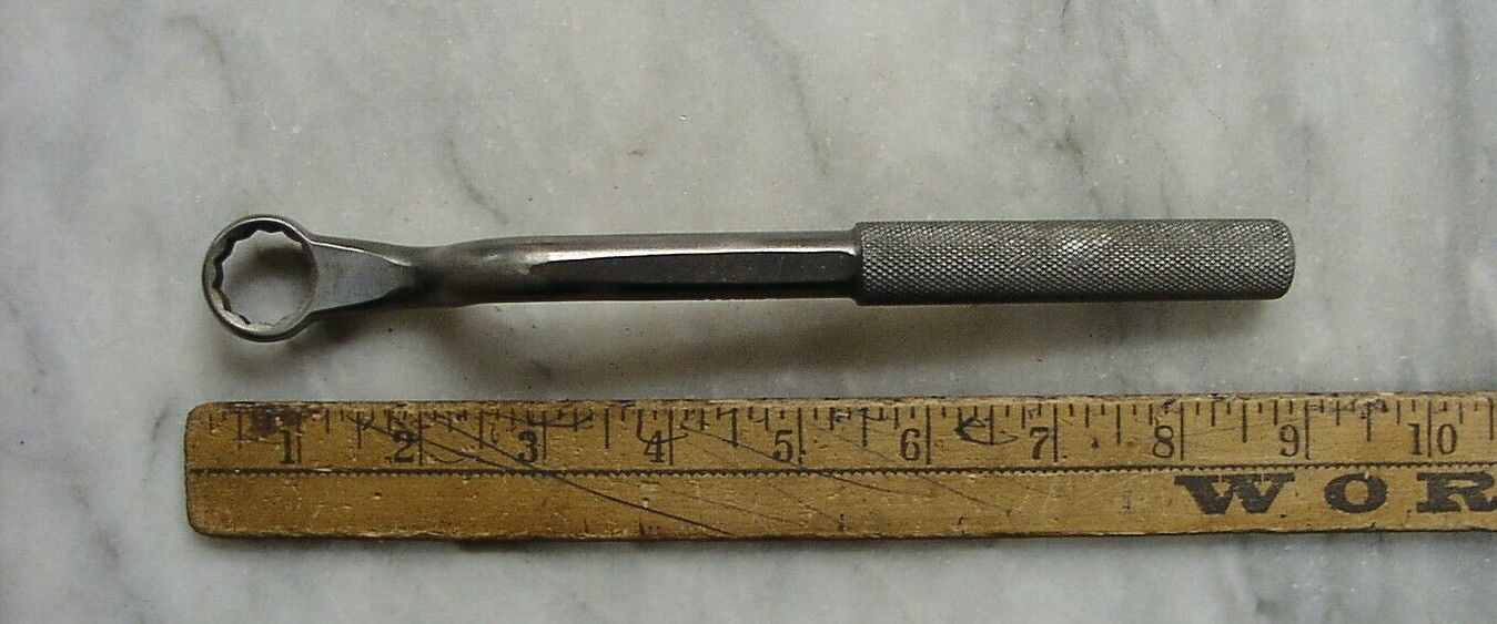 Vintage Gisholt 4Y182B Offset 12 Point Box End Lathe Wrench,8-7/16\