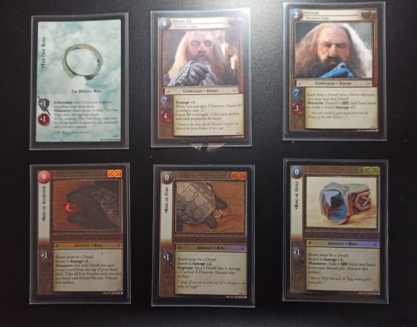 LORD OF THE RINGS LOTR ccg REFLECTIONS partial set 36 cards foiled 2004
