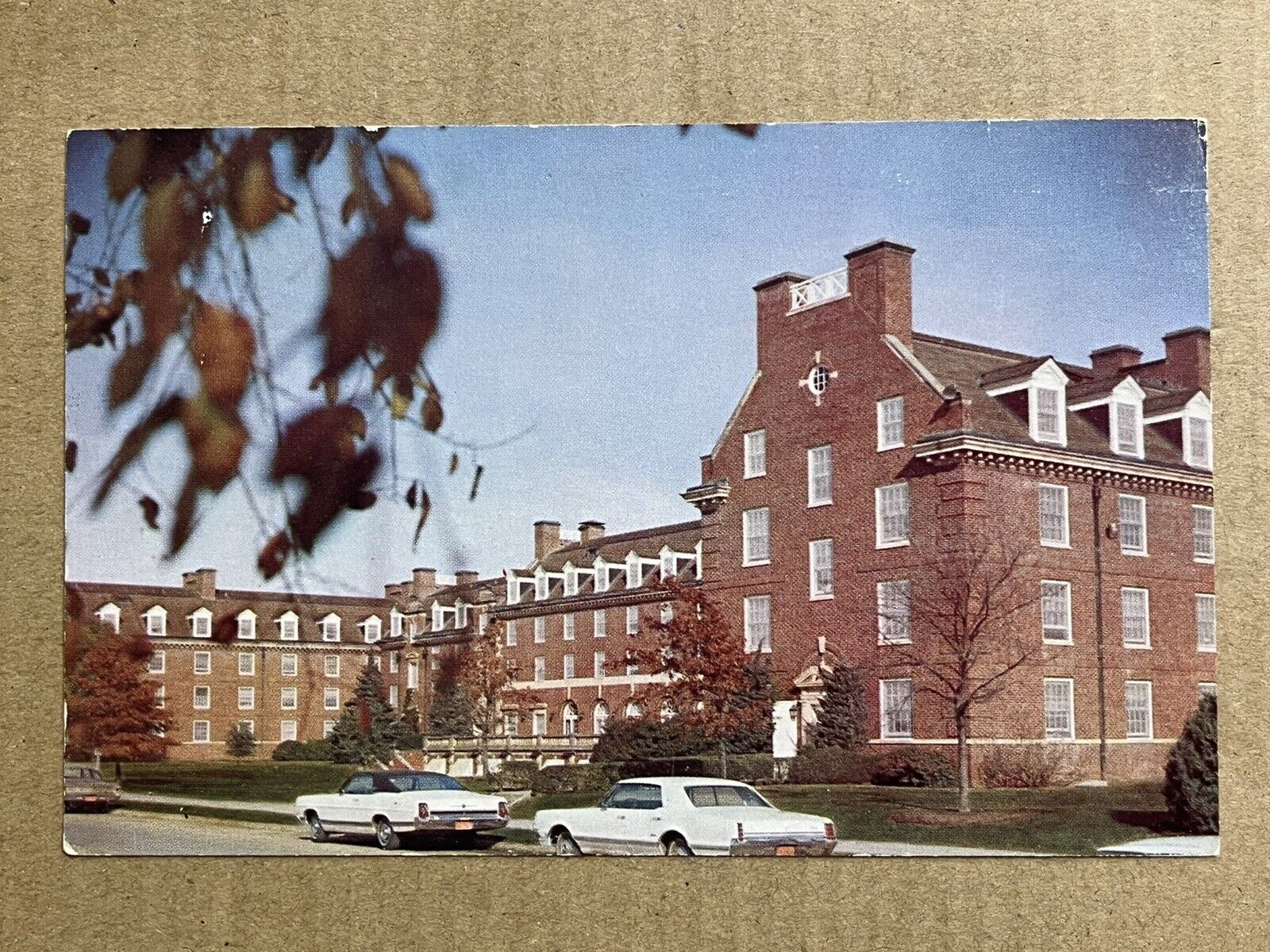 Postcard Stillwater OK OSU Oklahoma State University￼ Cordell Hall Dorm Vintage