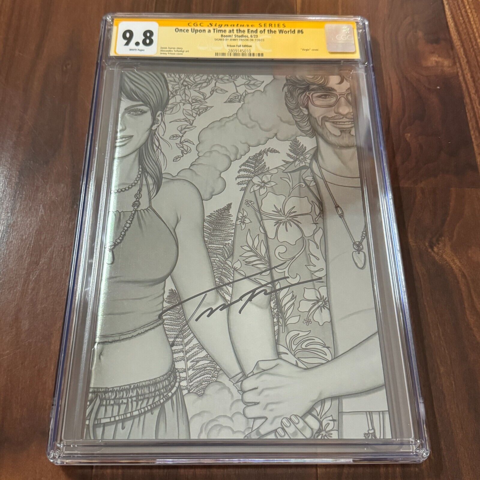 Once Upon a Time at the End of the World #1 Virgin 1:200 Frison Signed CGC 9.8