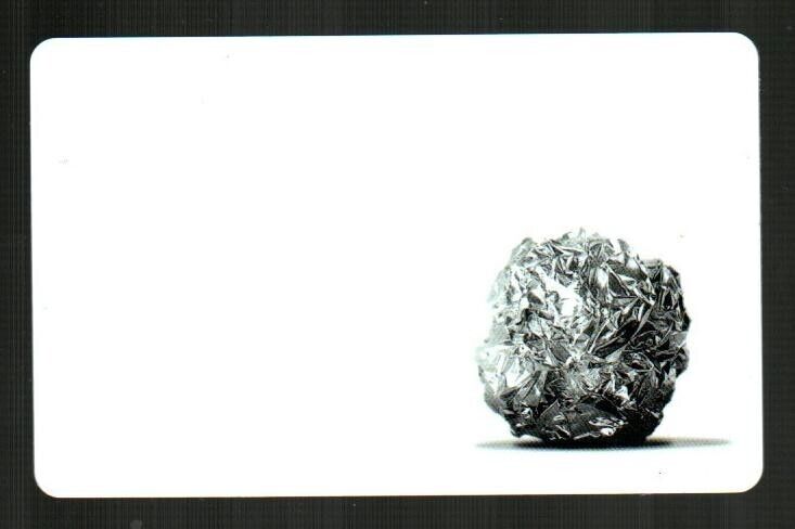 CHIPOTLE Aluminum Foil Ball 2008 Gift Card ( $0 )