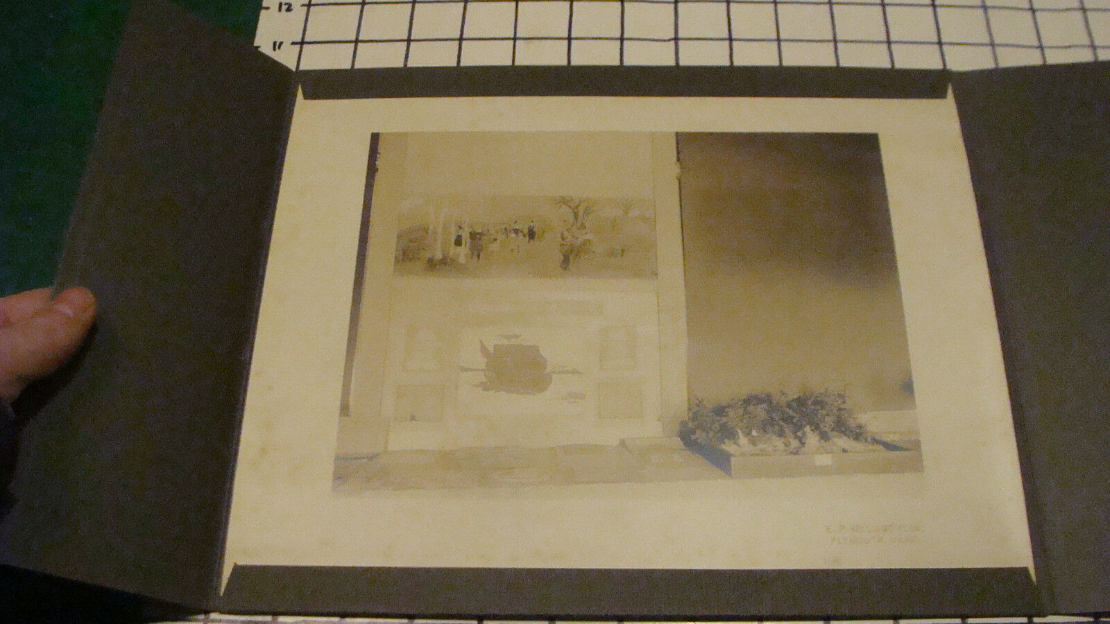 circa 1931 PLYMOUTH MA School Photo: LANDING OF PILGRIMS