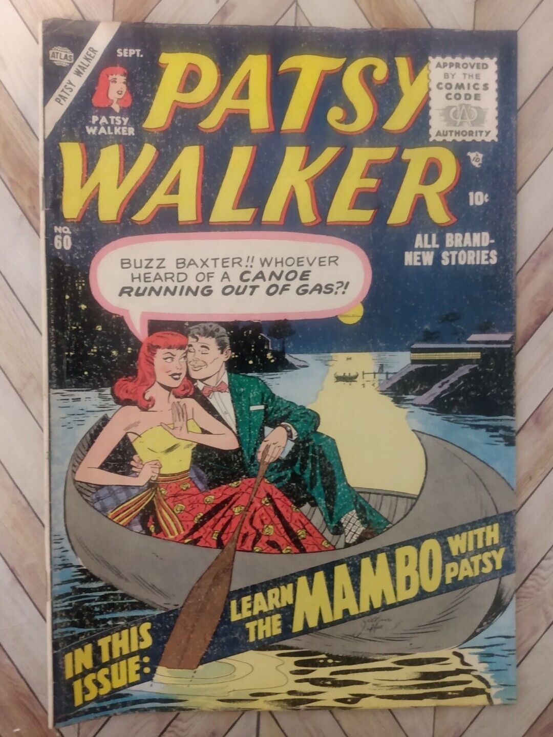 Patsy Walker Atlas Comics Sept 1955 Vol. 1 Number 60 Mambo with Patsy AL JAFFEE