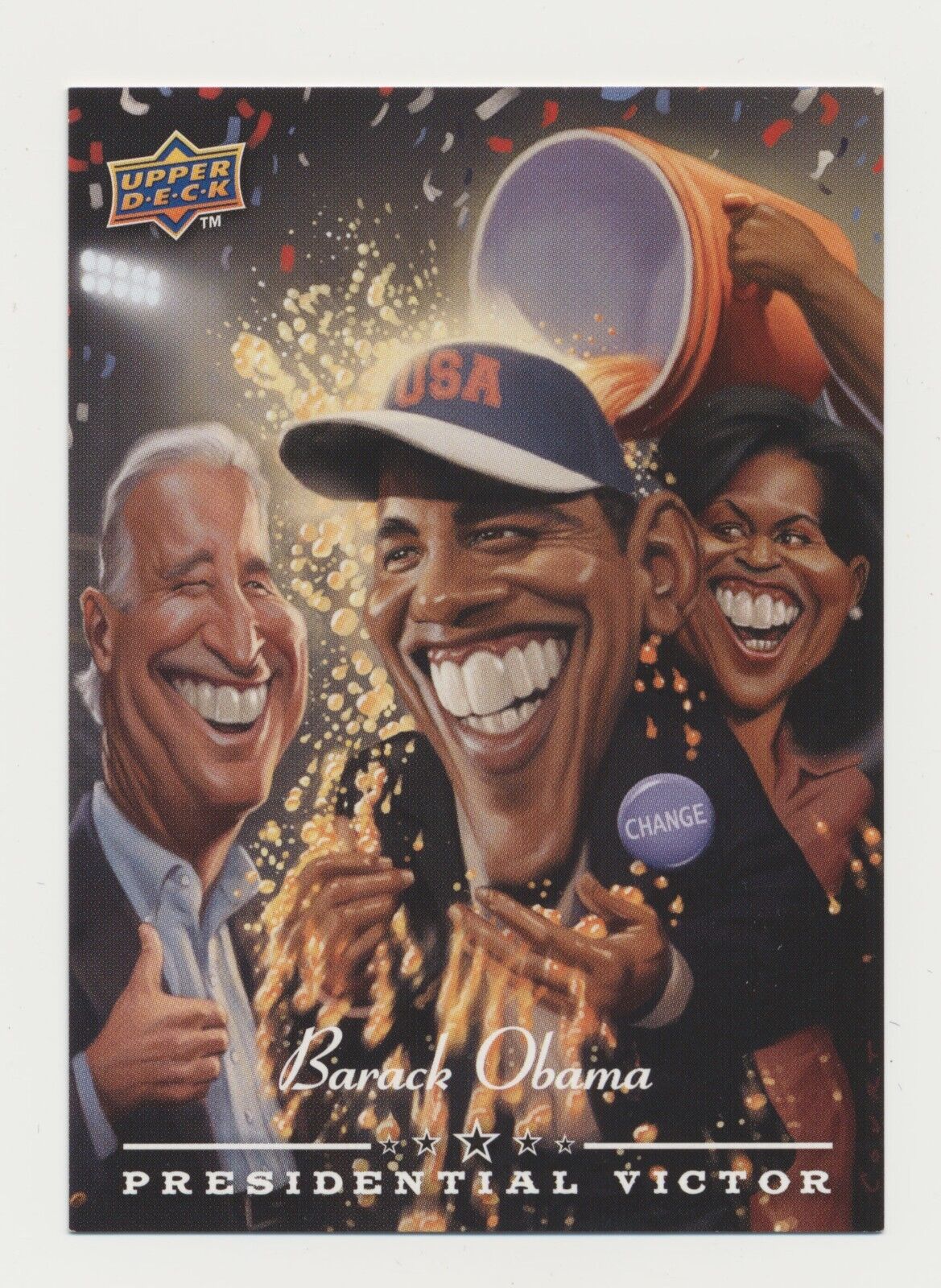 2009 Upper Deck Barack Obama Presidential Victor Promo Card  #PV-1 NM/MINT