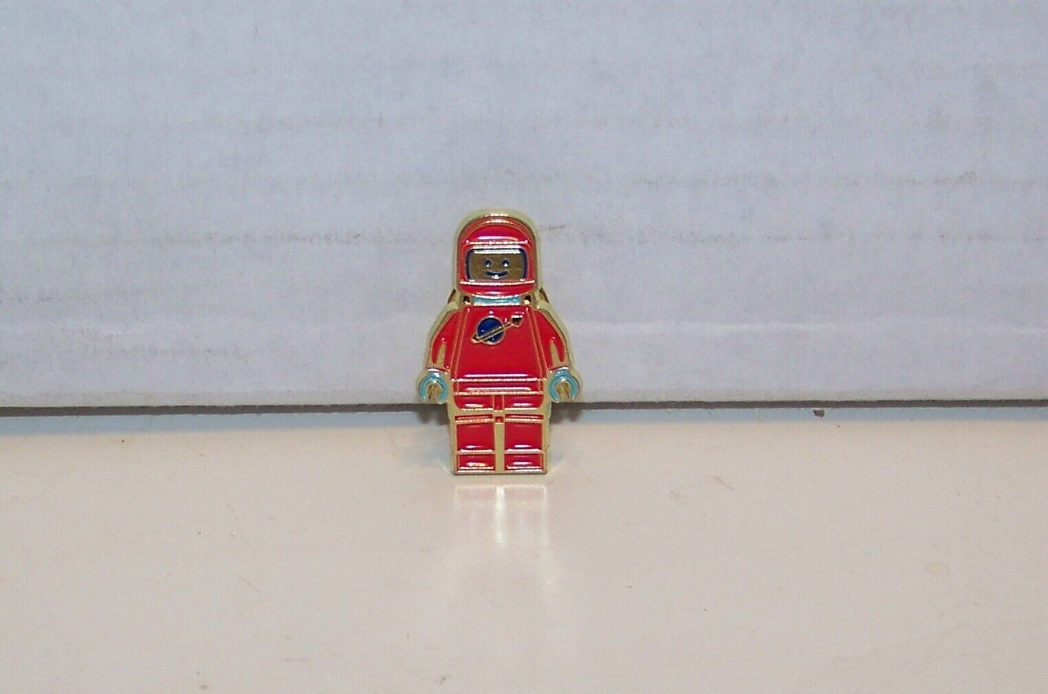 Lego Spaceman Astronaut enamel pin New