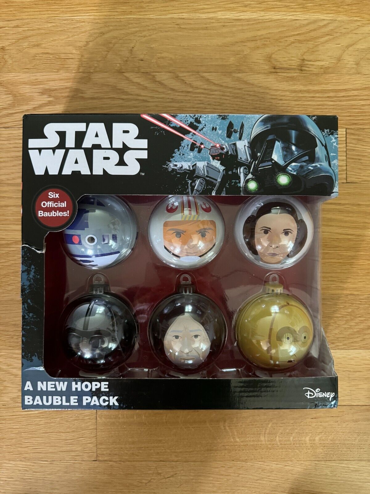 Star Wars A New Hope Christmas Tree Baubles 6 Pack