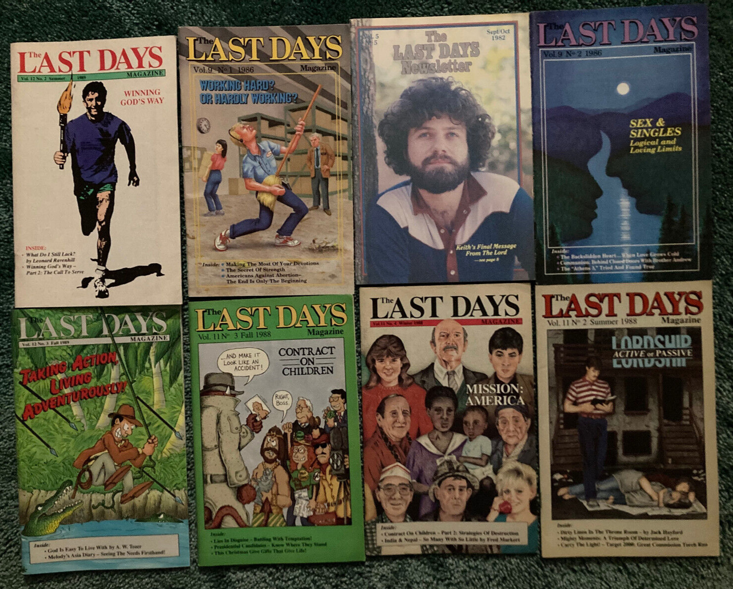 (lot of 6) Keith Green Last Days Ministries Booklet Newsletter, see pictures