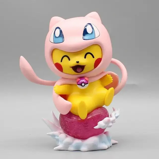 Pokemon Figure Pikachu Cosplay Mew Model Doll Collectible Toy Gifts Cartoon