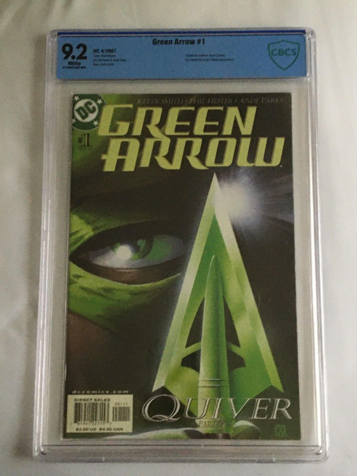 Green Arrow #1 cbcs 9.2 (Old Slab)