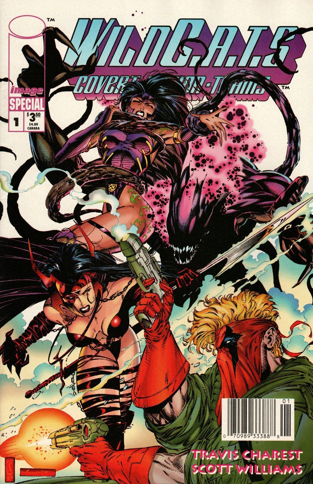 WildC.A.T.S (Wildcats) Special #1 Newsstand Cover (1993) Image Comics