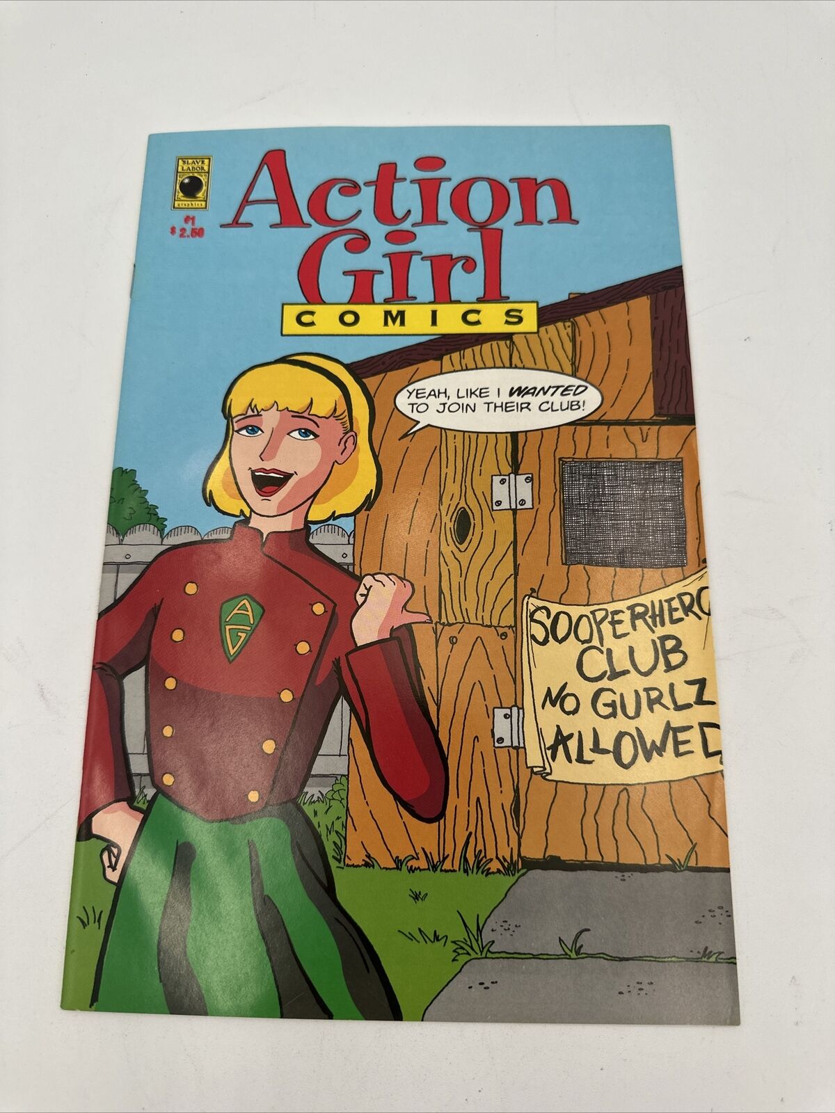 Action Girl Comics #1 (10/18/1994, Slave Labor) Sarah Dyer, Publisher Craig Pape