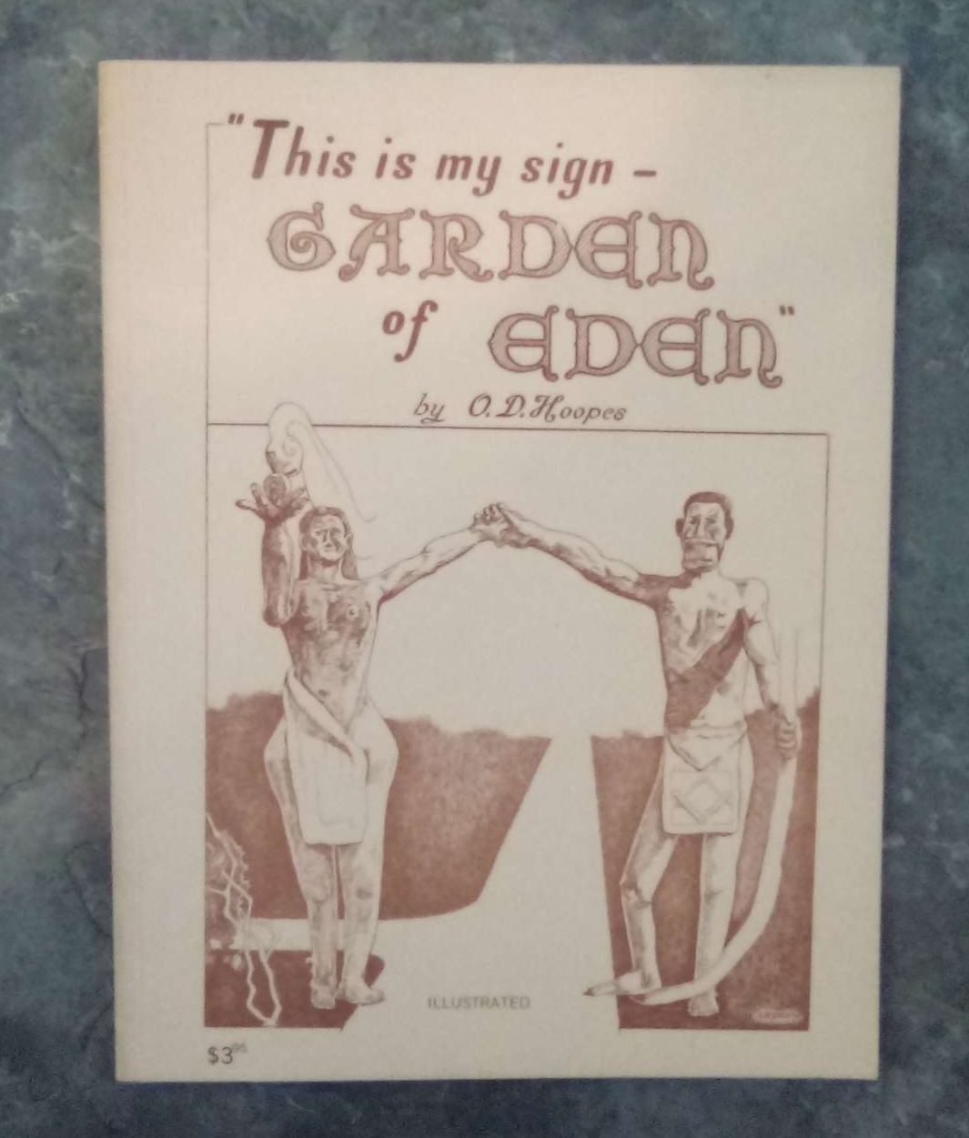 Lucas KS-Kansas, Garden of Eden, Tourist, Vintage Book by Hoopes