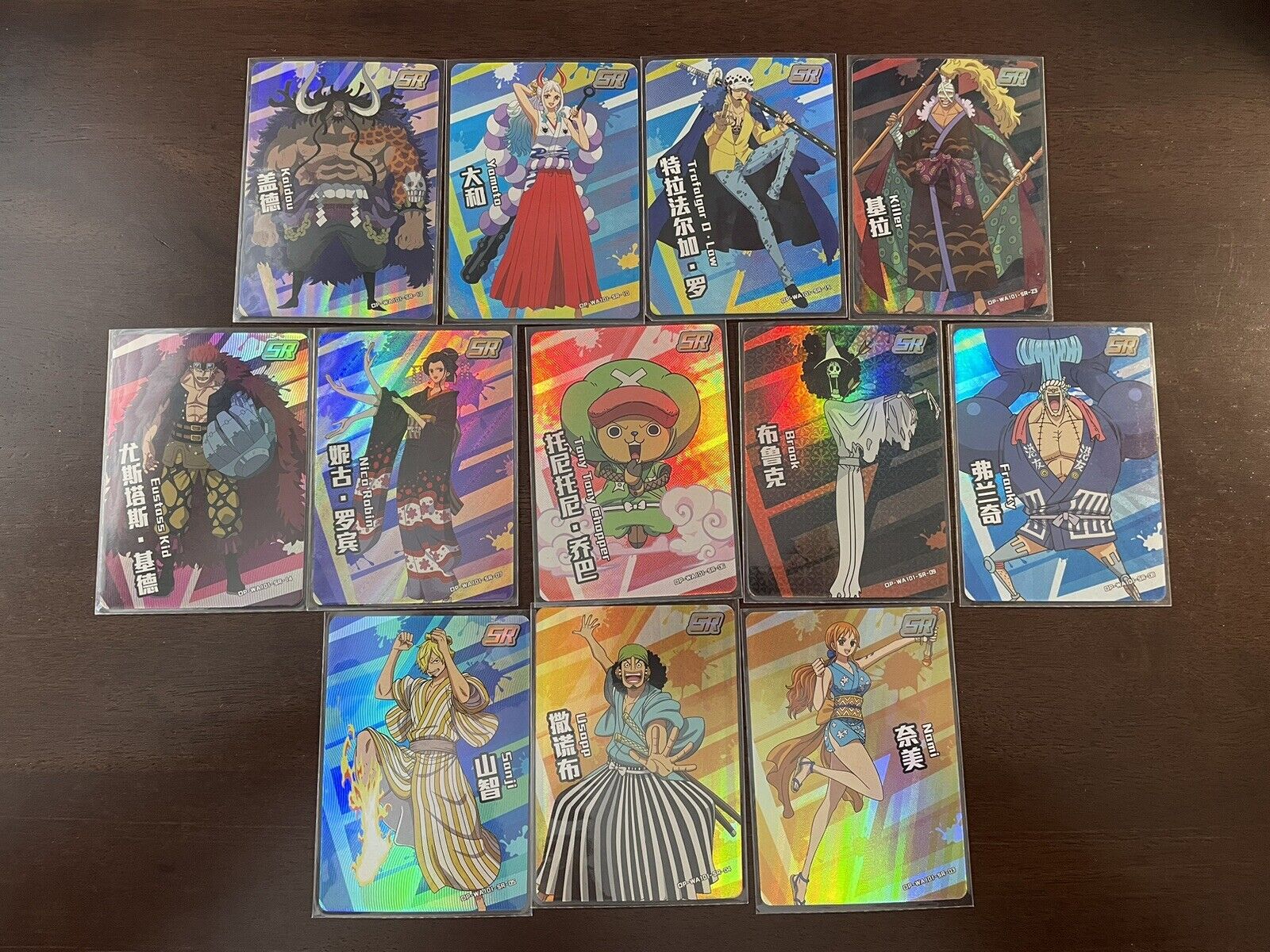 One Piece - WANO ARC 12 Random SR Character Lot - Foil Collectible Trading Cards