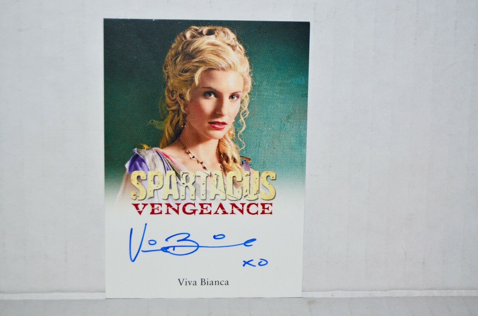 2013 Spartacus Vengeance Viva Bianca Ilithyia Signed Autograph Card