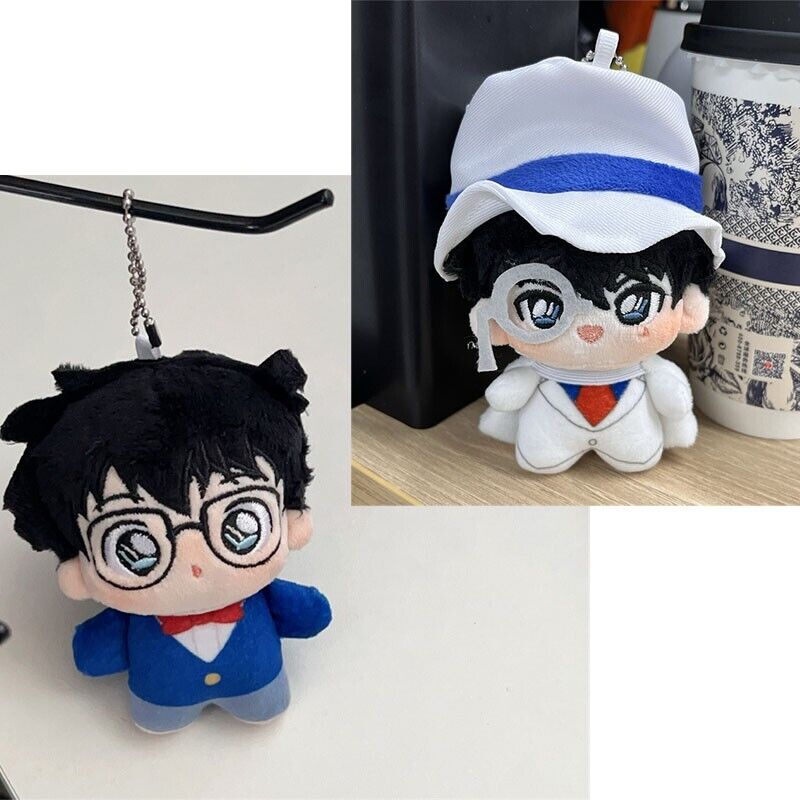 2X Detective Conan Plush Doll Keychain Anime Kuroba Kaito Conan Toy Pendant Gift