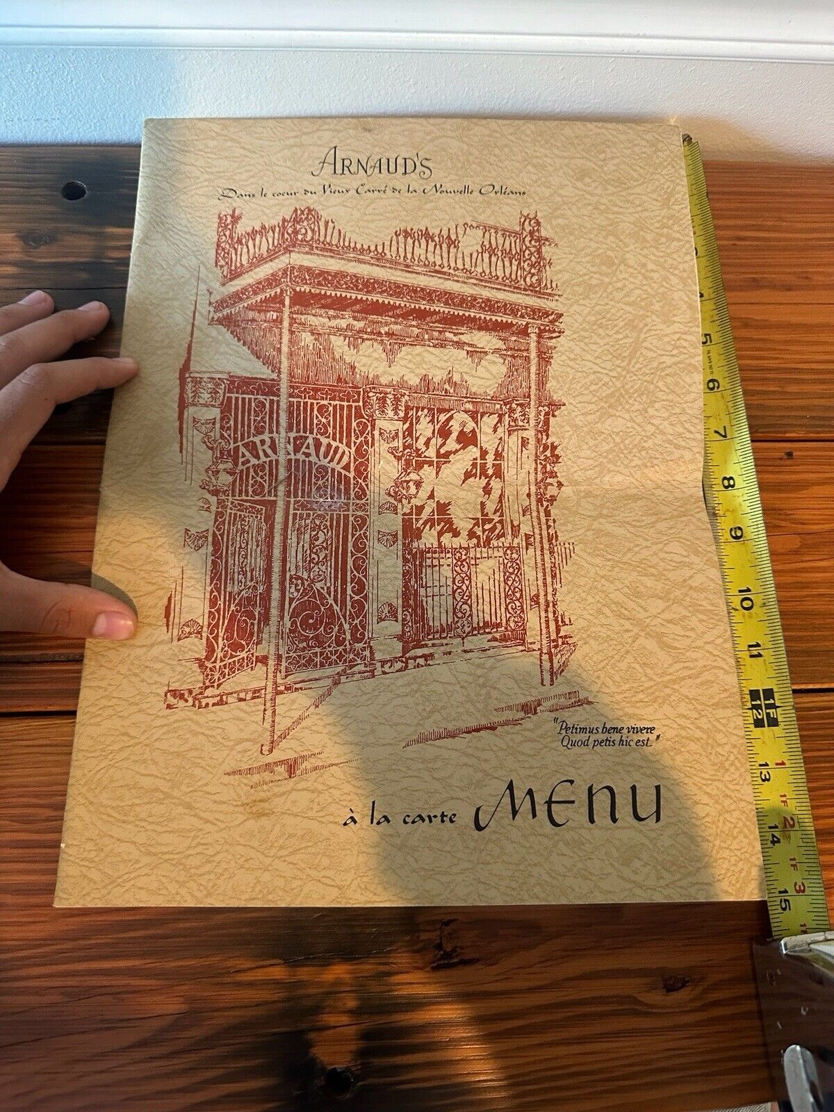 c1960s Arnaud’s Restaurant New Orleans Louisiana LA Menu Vintage Vtg