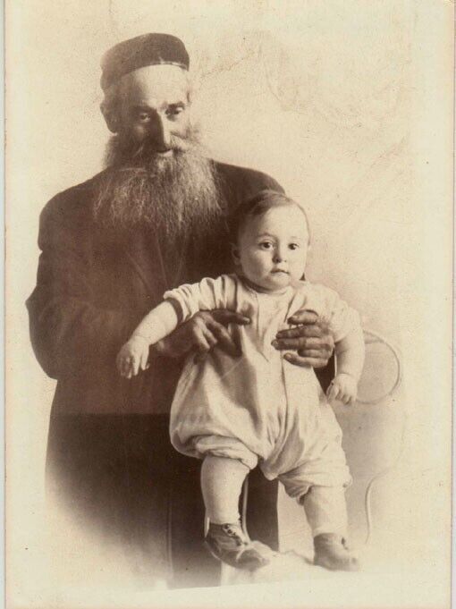 RARE Historic Immigrant JEWISH HASID GRANDFATHER Beautiful PHOTO Antique JUDAICA