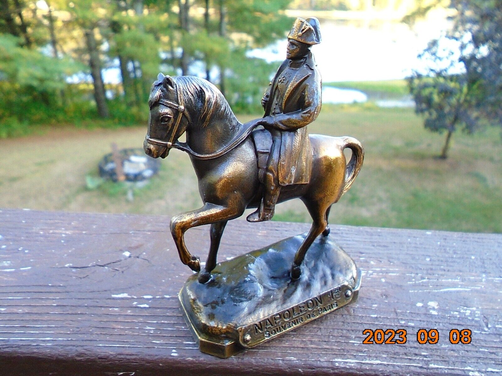 Napoleon Bonaparte on Horse Bronze Finish Statue/Sculpture