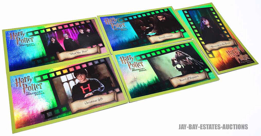 RARE LOT OF 30 HARRY POTTER AND THE SORCERER\'S STONE TRADING CARDS 2001 WIZARDS